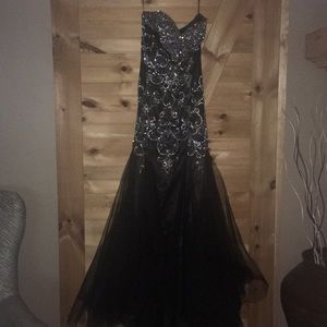 Beautiful sequined prom dress
